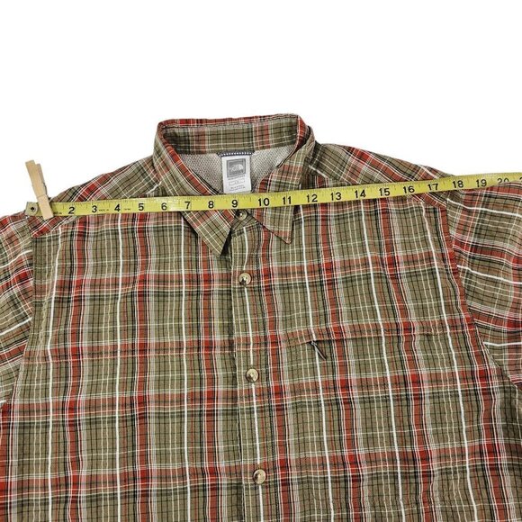The North Face Men’s Size Large Plaid Button Casual Outdoor Short Sleeve Shirt - Picture 6 of 16